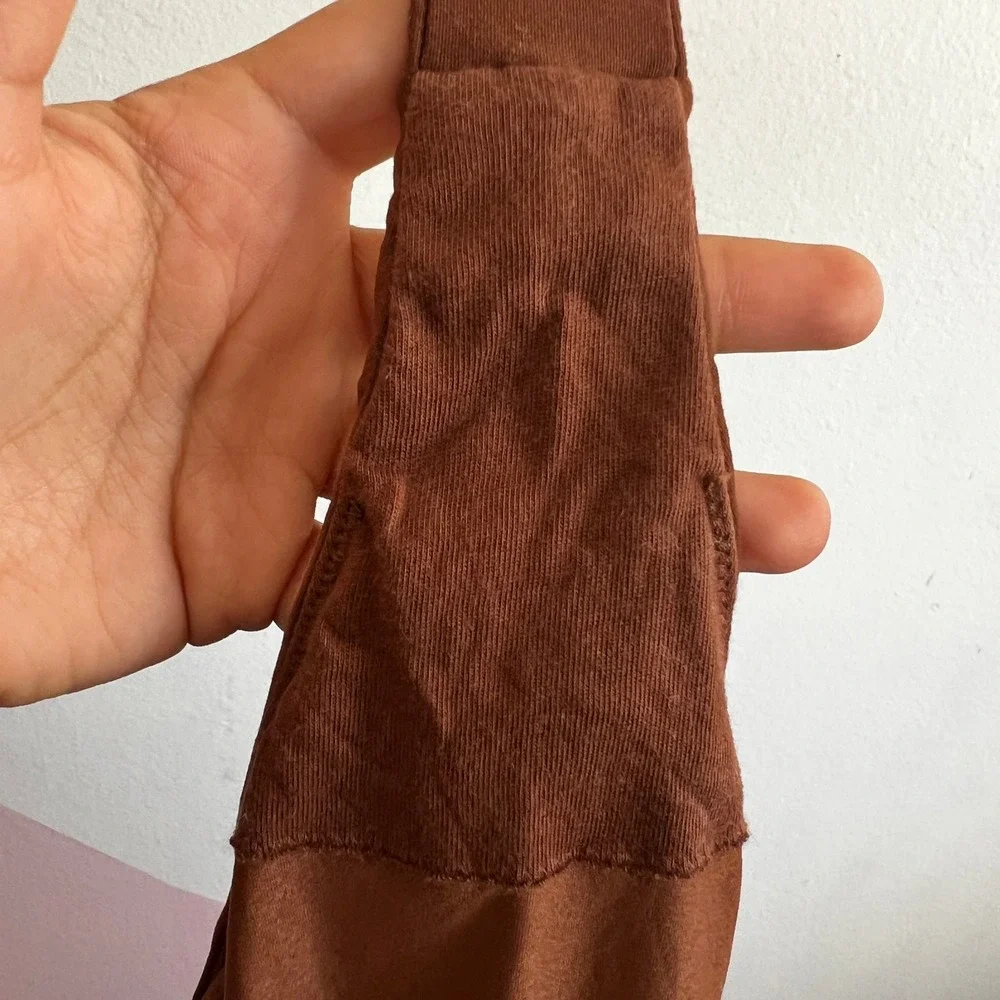 Aerie Smoothez Bodysuit Womens Large Brown Smooth Buttery Soft - Picture 5 of 5